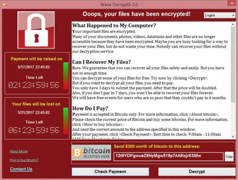 WannaCry Ransomware