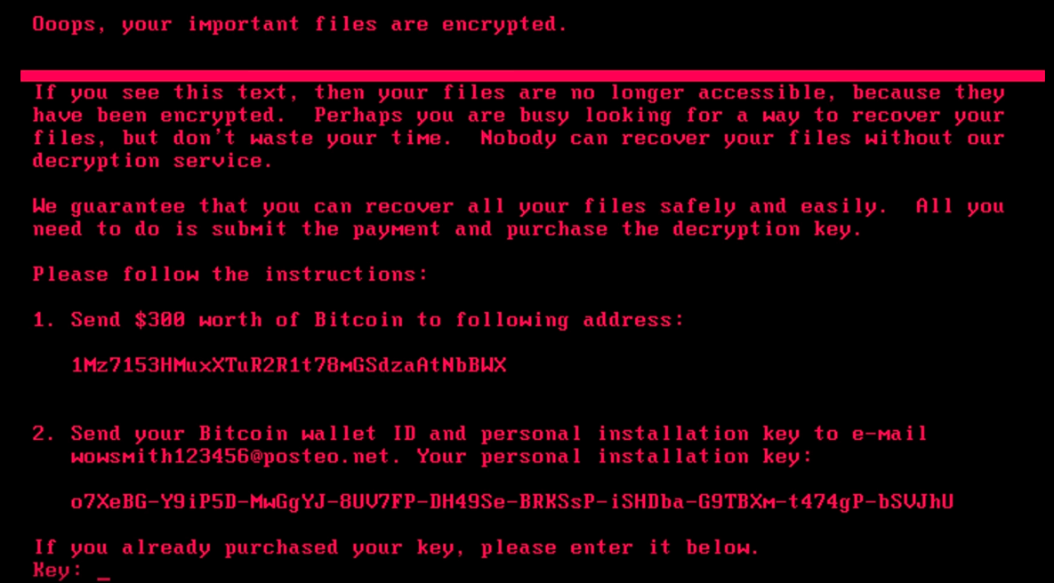 Petya Ransomware